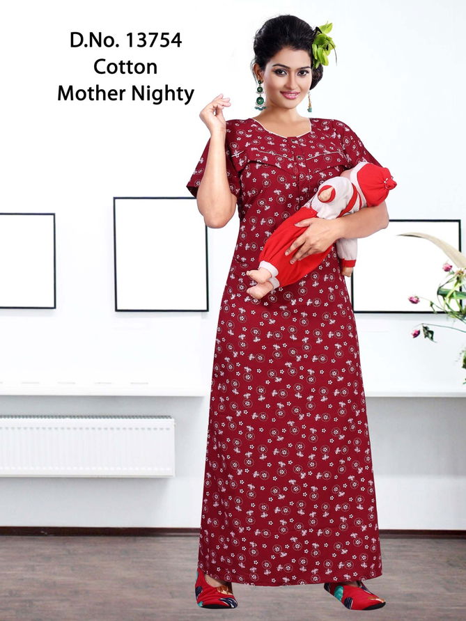 Seven Cross Mother Feeding Nighty Western Catalog